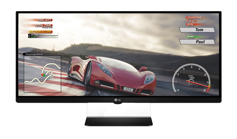 LG Electronics (LG) today announced plans to introduce the world's first 21:9 "UltraWide" gaming monitor compatible with AMD FreeSync technology for fluid motion during fast gameplay. The UltraWide Gaming Monitor (34UM67) headlines LG's expanded lineup being unveiled next week at the 2015 International CES? and is the company's first 21:9 monitor specifically developed for graphics-intensive gaming. (PRNewsFoto/LG Electronics USA, Inc.)